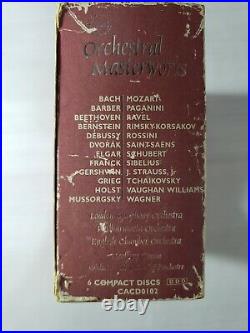 Orchestral Masterworks J S Bach Beethoven Mozart Paganini Tchaikovsky BOX SET CD