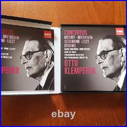Otto Klemperer Concertos Mozart, Beethoven, Brahms, Liszt, RARE 6xCD boxset