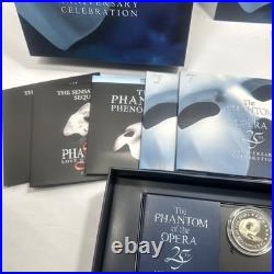 PHANTOM OF THE OPERA 25th Anniversary BOX SET with MEDALLION 4405/15000 LIKE NEW