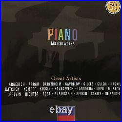 PIANO MASTERWORKS World's Favourite Classics 50 x CD Box Set BRAND NEW! Decca