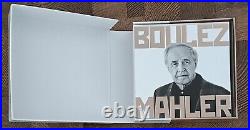 PIERRE BOULEZ Conducts Mahler Complete Recordings 13 CD Boxset Plus Booklet VGC