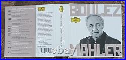 PIERRE BOULEZ Conducts Mahler Complete Recordings 13 CD Boxset Plus Booklet VGC