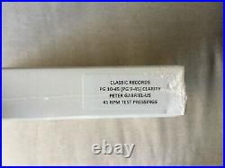 Peter Gabriel Us Classic Records Archieve Clarity Test Pressing Box Set Sealed