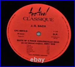 Pierre FOURNIER J. S BACH Suites for CelloFestival Box set 3LP Holy GRAIL