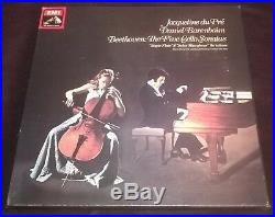 Rare 3lp Du Pre Barenboim Beethoven Cello Sonatas Hmv Sls 5042 Asd 3170/2 Uk Ed1