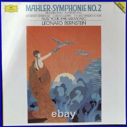 Rare Bernstein Mahler Symphony No. 2 2LP Box DG Digital 423 395-1 W. Germany ED1