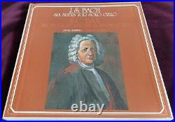 Rare Original Shafran Bach Six Suites For Solo Cello 3LP Melodiya Box Set ED1