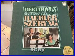 Rare Szeryng / Haebler Beethoven 10 Violin & Sonatas 5 Lp Box On Philips Nm