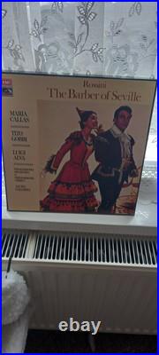 Rossini the Barber of Seville 3xLP Vinyl Record Set- Maria Callas & Tito Gobbi