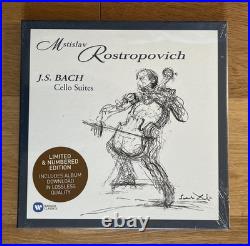 SEALED Rostropovich Bach Cello Suites Vinyl Box Set Limited Edition #3545/4000 SEALED Rostropovich Bach Cello Suites Vinyl Box Set Limited Edition #3545/4000