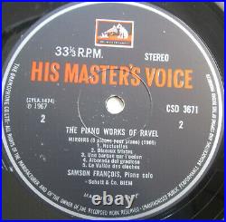 SLS 783/3 ED1 Piano Works Of Ravel Samson Francois 3xLP EMI Box Set EXCELLENT