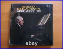 SXLA 6452-6 Beethoven The Piano Sonatas Wilhelm Backhaus 10xLP Decca Box Set