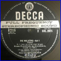 SXL 2074-5 Wagner Die Walkure Act One / Knappertsbusch / VPO 2 LP box set