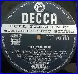 SXL 2160-1-2 ED1 Tchaikovsky Sleeping Beauty Ansermet NM 3xLP Decca 1st WBG