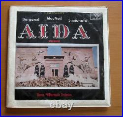SXL 2167-8-9 ED1 Verdi Aida Tebaldi Karajan 3xLP NEAR MINT Decca WBG 1st