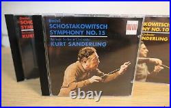 Schostakowitsch Symphonies 1 5 6 8 10 15 Sanderling 5 CD Box Shostakovich