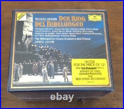 Sealed James Levine Wagner Der Ring Des Nibelungen / Dgg 14-cd Box Set Nos