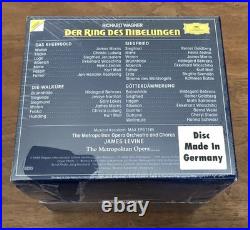 Sealed James Levine Wagner Der Ring Des Nibelungen / Dgg 14-cd Box Set Nos