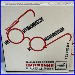 Shostakovich Complete Symphonies 11 CD Box Set 2006 Kondrashin Melodiya RARE