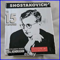 Shostakovich The 15 Symphonies Kondrashin 10 CD Melodiya Box Set NM RARE Shostakovich The 15 Symphonies Kondrashin 10 CD Melodiya Box Set NM RARE