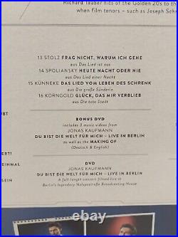 Signed JONAS KAUFMANN LTD ED 2XCD 2XDVD BOX SET Du Bist Die Welt Fur Mich SEALED