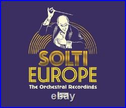 Solti Europe The Orchestral Recordings Decca 44 CD + 2 DVD NEW & SEALED