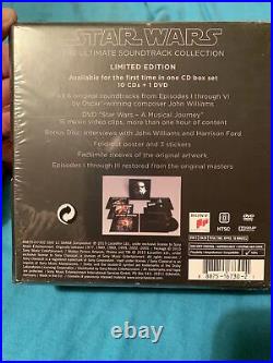 Star Wars The Ultimate Soundtrack Collection (10 CD + DVD) SEALED
