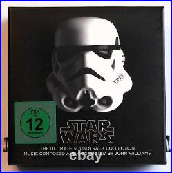 Star Wars Ultimate Soundtrack Collection BOX SET 10 CDs/1DVD withposter OOP