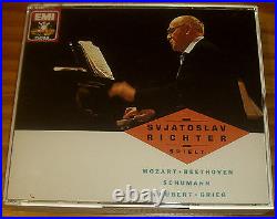 Sviatoslav Richter Mozart Beethoven Grieg Schumann Schubert EMI 4CD