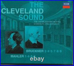 THE CLEVELAND SOUND Bruckner & Mahler Symphonies DECCA 10CD SET NM 1999