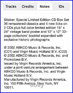 THE ROLLING STONES Forty Licks US Special LIMITED Edition CD Box Set SEALED