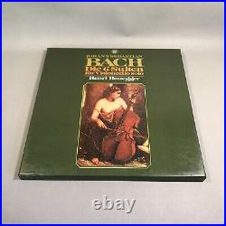 Telefunken 6.35345 Bach The Six Cello Suites / Henri Honegger 3 LP Box set RARE