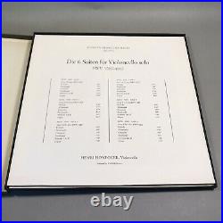 Telefunken 6.35345 Bach The Six Cello Suites / Henri Honegger 3 LP Box set RARE