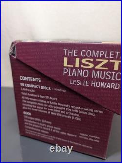 The Complete LISZT Piano Music Leslie Howard Box Set 98 CDs + Book A6