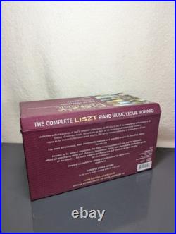 The Complete LISZT Piano Music Leslie Howard Box Set 98 CDs + Book A6