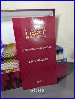 The Complete LISZT Piano Music Leslie Howard Box Set 98 CDs + Book A6