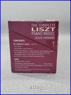The Complete LISZT Piano Music Leslie Howard Complete Box Set 98 CDs & Book