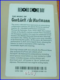 The Music Of Gurdjieff / De Hartmann Sealed RSD 2017 Numbered 5 LP Box Set