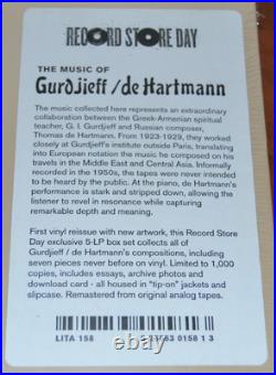 The Music Of Gurdjieff / De Hartmann Sealed RSD 2017 US 5 LP Vinyl Box Set