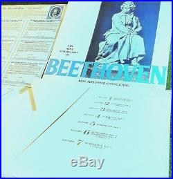 The Nine Symphonies of Beethoven Complete Album Box Set of 7 RCA Custom Press LP
