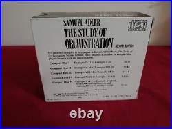 The Study of Orchestration Samuel Adler 5 CD Box Set NORTON 1989 OOP The Study of Orchestration Samuel Adler 5 CD Box Set NORTON 1989 OOP