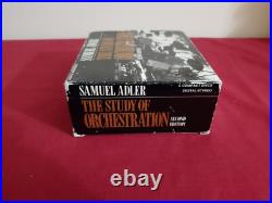 The Study of Orchestration Samuel Adler 5 CD Box Set NORTON 1989 OOP