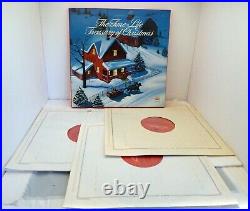 Time Life 1986 Triple Lp Box Set Treasury Of Christmas Classic Vinyl Mint
