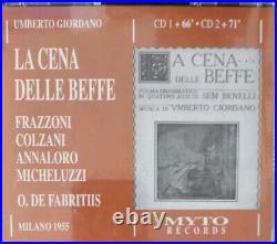 Umberto Giordana La Cena Delle Beffe (1955)(2xCD)Excellent ConditionThroughout