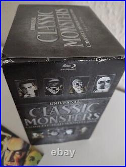 Universal Classic Monsters Blu-ray complete 30 film collection U. S import used