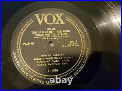 VOX(Set 3 lps)/ MOZART/ TRIO DI BOLZANO, 1950's vinyl NM, box EX/+, DREAM KILLER