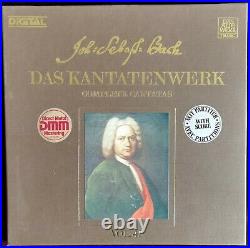 Very Rare Audiophile Harnoncourt Bach Cantatas Vol. 45 2lp Teldec 244 194-1 Ed1