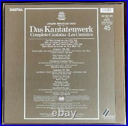 Very Rare Audiophile Harnoncourt Bach Cantatas Vol. 45 2lp Teldec 244 194-1 Ed1