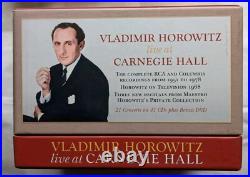 Vladimir Horowitz live at Carnegie Hall PLEASE SEE DESCRIPTION