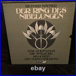 WAGNER The Ring of the Nibelungen SOLTI LONDON 19-LP LARGE BOX & HB BOOK (TAS)